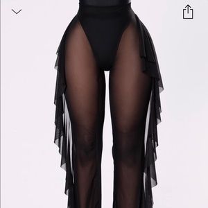 NEVER WORN - See through cover up pants